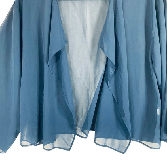 plus size  Short Sleeve Kimono /coverup bolero Lightweight Cover Up Shrug SZ 2X - Picture 6 of 16